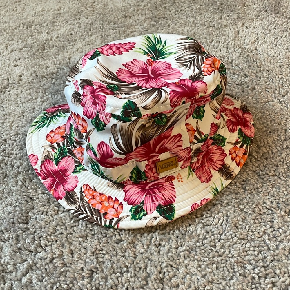 Vans flower bucket hat